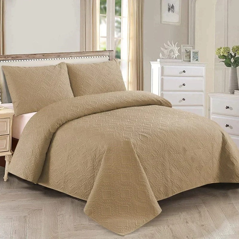 Elitano Luxury Bed Spread - 3pcs - WNH05