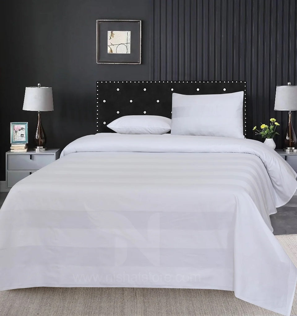 Plain Double Bed Sheet Design NC-WN166